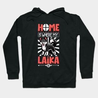 Home is with my Russo-European Laika Hoodie